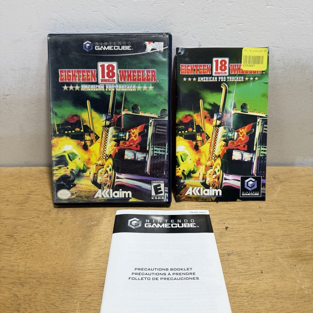 18-Wheeler American Pro Trucker Nintendo GameCube 2002 CIB DOL-P-GWEE Racing - Picture 1 of 6